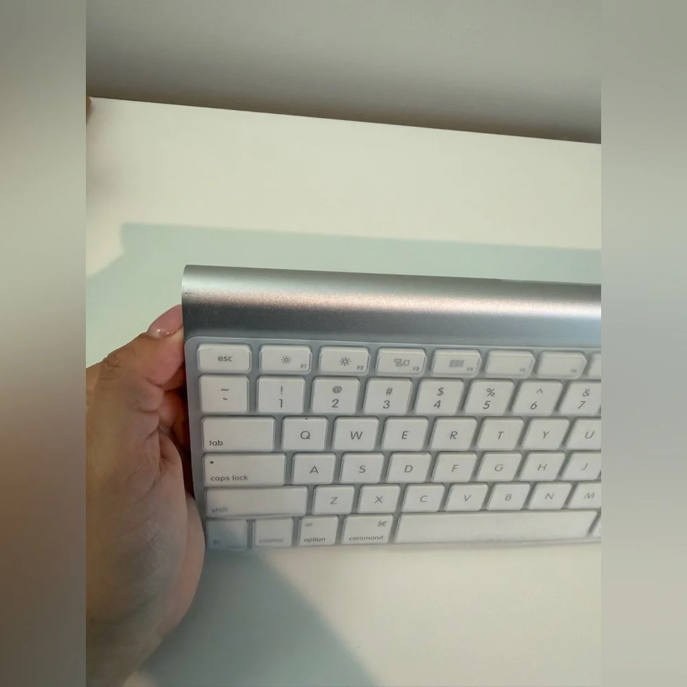 Apple Wireless Silver Keyboard (model A1314)